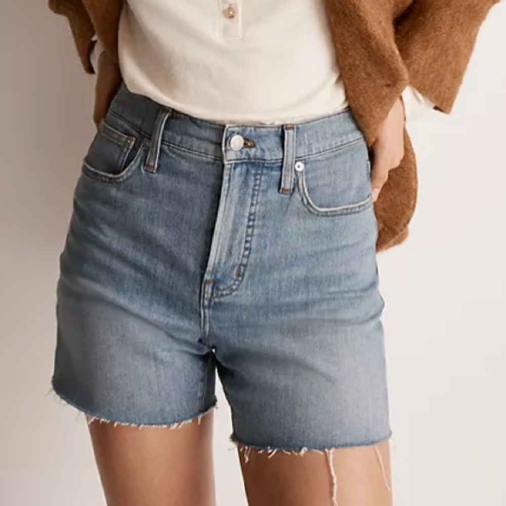 Madewell Relaxed Mid Length Denim Shorts